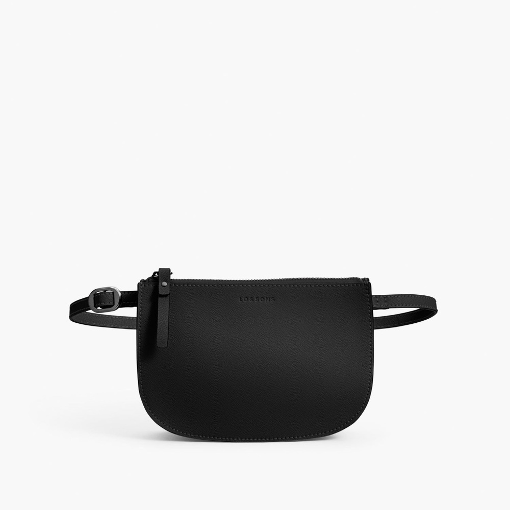 Lo & Sons Black Crossbody Belt Bag